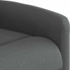 Masážní polohovací křeslo textil [4015607] (Barva Tmavě šedá)