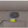 Masážní polohovací křeslo textil [4015647] (Barva Tmavě šedá)