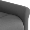Masážní polohovací křeslo textil [4015647] (Barva Tmavě šedá)