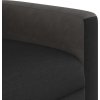 Masážní polohovací křeslo textil [4104833] (Barva Tmavě šedá)