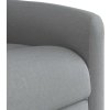 Elektrické masážní polohovací křeslo textil [3303124] (Barva Světle šedá)