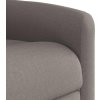 Elektrické masážní polohovací křeslo textil [3303124] (Barva Světle šedá)