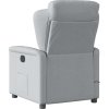 Elektrické masážní polohovací křeslo textil [3303124] (Barva Světle šedá)