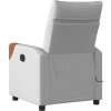 Elektrické masážní polohovací křeslo textil [3323997] (Barva Obláčkově šedá)