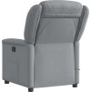 Elektrické masážní polohovací křeslo textil [3303193] (Barva Obláčkově šedá)