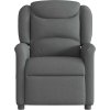 Elektrické masážní polohovací křeslo textil [3303193] (Barva Obláčkově šedá)