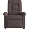 Elektrické masážní polohovací křeslo textil [3303248] (Barva Hnědá)
