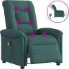 Elektrické masážní polohovací křeslo textil [3303248] (Barva Hnědá)