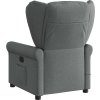 Elektrické masážní polohovací křeslo textil [3303365] (Barva Tmavě šedá)