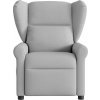 Elektrické masážní polohovací křeslo textil [3303365] (Barva Tmavě šedá)