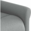 Elektrické masážní polohovací křeslo textil [3303304] (Barva Světle šedá)