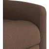 Elektrické polohovací křeslo textil [3303118] (Barva Hnědá)