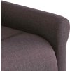 Elektrické polohovací křeslo textil [3303359] (Barva Tmavě hnědá)
