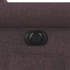 Elektrické polohovací křeslo textil [3303359] (Barva Tmavě hnědá)