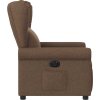 Elektrické polohovací křeslo textil [3303359] (Barva Tmavě hnědá)