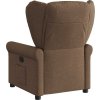Elektrické polohovací křeslo textil [3303359] (Barva Tmavě hnědá)