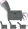 Elektrické polohovací křeslo textil [3303295] (Barva Tmavě šedá)