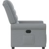 Elektrické polohovací křeslo textil [3303295] (Barva Tmavě šedá)