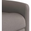 Zvedací polohovací křeslo textil [3303139] (Barva Tmavě hnědá)