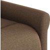 Zvedací polohovací křeslo textil [3303378] (Barva Hnědá)