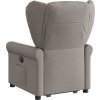 Zvedací polohovací křeslo textil [3303378] (Barva Hnědá)