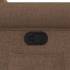 Zvedací polohovací křeslo textil [3303378] (Barva Hnědá)