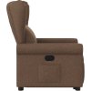 Zvedací polohovací křeslo textil [3303378] (Barva Hnědá)