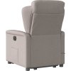 Elektrické zvedací masážní polohovací křeslo textil [3303164] (Barva Světle šedá)
