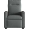 Zvedací masážní polohovací křeslo textil [3324060] (Barva Tmavě šedá)