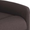 Zvedací masážní polohovací křeslo textil [3303208] (Barva Hnědá)