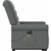 Zvedací masážní polohovací křeslo textil [3303325] (Barva Tmavě šedá)