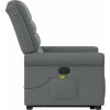 Elektrické zvedací masážní polohovací křeslo textil [3303344] (Barva Světle šedá)