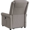 Elektrické zvedací masážní polohovací křeslo textil [3303344] (Barva Světle šedá)