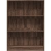 Knihovna 80 x 24 x 109 cm kompozitní dřevo [857839] (Barva Kouřový dub)