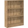 Knihovna 80 x 24 x 109 cm kompozitní dřevo [857839] (Barva Kouřový dub)