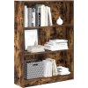 Knihovna 80 x 24 x 109 cm kompozitní dřevo [857839] (Barva Kouřový dub)