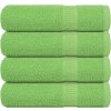 Koupelových osušek 4 ks 100x150 cm 360 g/m² 100% bavlna [137029] (Barva Jablkově zelená)