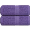 Ručníky pro hosty 2 ks 30x50 cm 360 g/m² 100% bavlna [137043] (Barva Růžová)