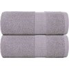 Ručníky pro hosty 2 ks 30x50 cm 360 g/m² 100% bavlna [137043] (Barva Růžová)