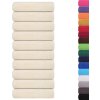 Koupelových osušek 10 ks 100x150 cm 360 g/m² 100% bavlna [137006] (Barva Krémová)