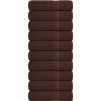 Koupelových osušek 10 ks 100x150 cm 360 g/m² 100% bavlna [137006] (Barva Krémová)
