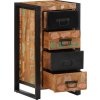 Noční stolek 40x40x75 cm recyklované dřevo [4013581] (Barva Hnědá)