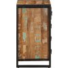 Noční stolek 40x40x75 cm recyklované dřevo [4013581] (Barva Hnědá)