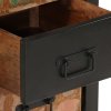 Noční stolek 40x40x75 cm recyklované dřevo [4013581] (Barva Hnědá)