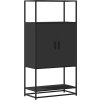Skříň highboard 68 x 35 x 139 cm kompozitní dřevo a kov [849040] (Barva dub sonoma)