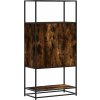 Skříň highboard 68 x 35 x 139 cm kompozitní dřevo a kov [849040] (Barva dub sonoma)