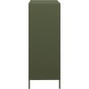 Skříň 68 x 39 x 103,5 cm ocel [851386] (Barva Olivově zelená)