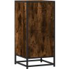 Příborník 35,5 x 35 x 76 cm kompozitní dřevo a kov [848941] (Barva Kouřový dub)