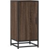 Příborník 35,5 x 35 x 76 cm kompozitní dřevo a kov [848941] (Barva Kouřový dub)
