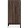 Příborník 35,5 x 35 x 76 cm kompozitní dřevo a kov [848941] (Barva Kouřový dub)